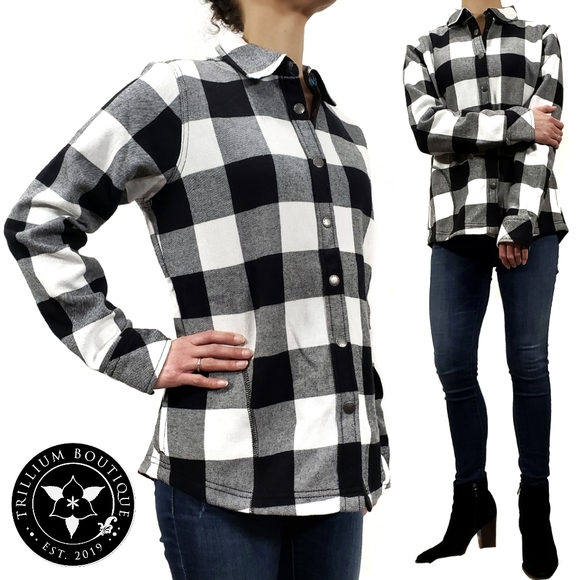 Orvis Jackets & Blazers - Orvis Women's Plaid Fleece Lined Shirt Jacket NWT